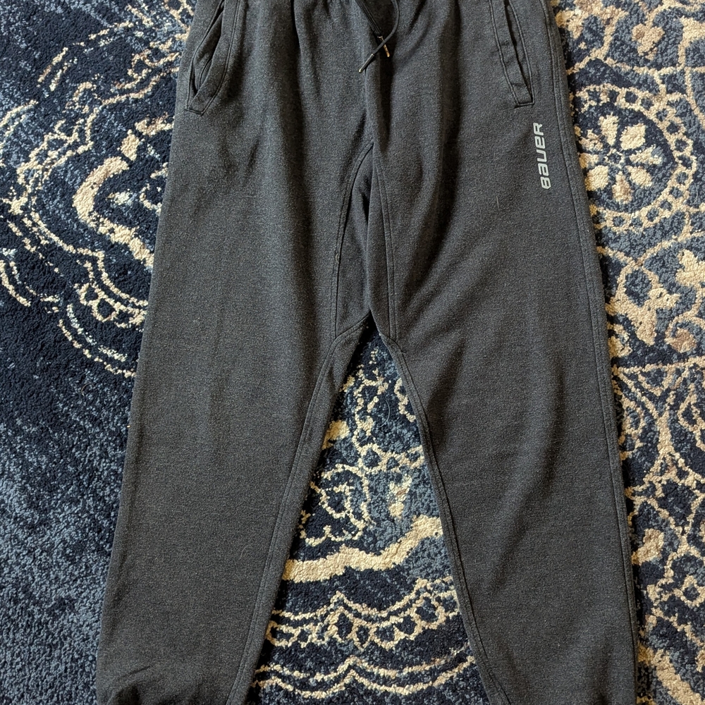 Bauer Youth L/XL Gray Joggers